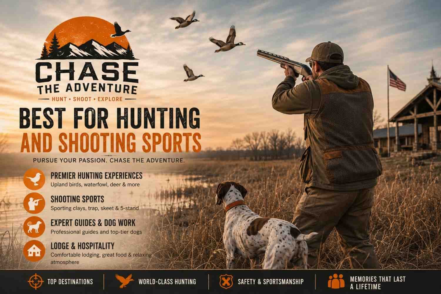 Chase the Adventure — Best for Hunting and Shooting Sports