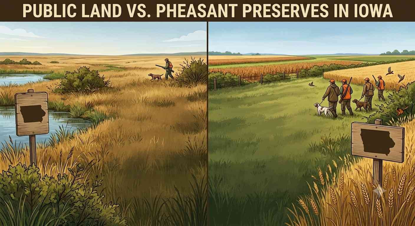Public Land vs. Pheasant Preserves in Iowa